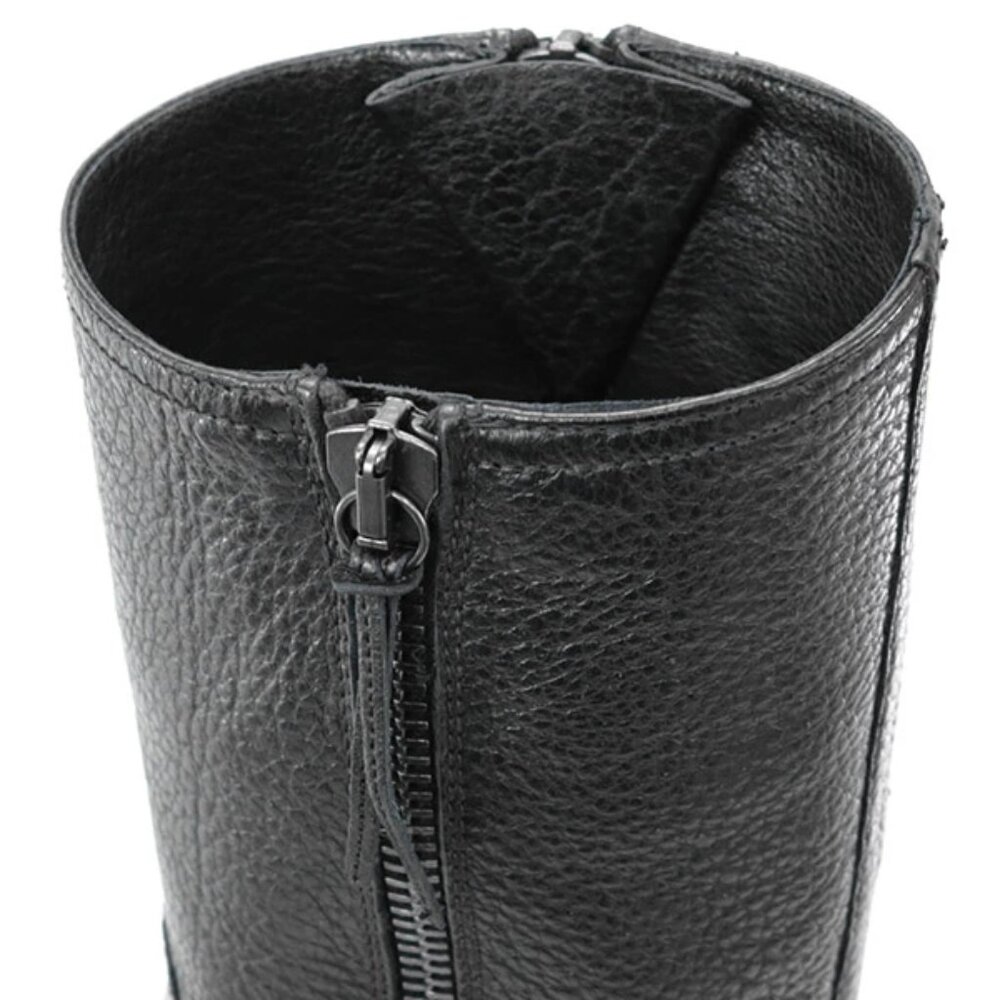 Miu Miu Black Calzature Bisonte Nero Boots  35 - Picture 3 of 15